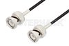 BNC Male to BNC Male Cable Using RG174 Coax