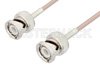 BNC Male to BNC Male Cable Using RG316 Coax, LF Solder, RoHS