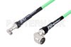 SMA Male Right Angle to N Male Right Angle Low Loss Test Cable Using PE-P300LL Coax