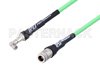 SMA Male Right Angle to N Female Low Loss Test Cable Using PE-P300LL Coax