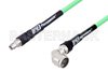 SMA Male to N Male Right Angle Low Loss Test Cable Using PE-P300LL Coax