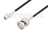 SMB Plug to BNC Male Cable Using RG174 Coax