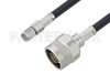 SMA Male to N Male Cable Using LMR-240-DB Coax