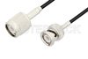TNC Male to BNC Male Cable Using RG174 Coax