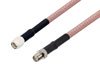 SMA Male to Reverse Polarity SMA Female Cable Using RG142 Coax with HeatShrink in 150CM