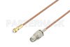 Snap-On MMBX Plug to SMA Female Cable Using RG178 Coax