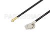 Snap-On MMBX Plug to SMA Male Right Angle Cable Using RG174 Coax