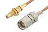 SMA Male to SSMC Jack Bulkhead Cable Using RG178 Coax