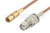 SMA Female to SSMC Plug Cable Using RG178 Coax