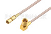 SSMC Plug to SSMC Plug Right Angle Cable Using RG316 Coax