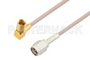 SMA Male to SSMC Plug Right Angle Cable Using RG316 Coax