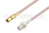 SMA Female to SSMC Plug Cable Using RG316 Coax