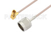 N Male to SSMC Plug Right Angle Cable Using RG316 Coax