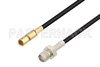 SMA Female to SSMC Plug Low Loss Cable Using LMR-100 Coax