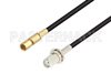 SMA Female Bulkhead to SSMC Plug Low Loss Cable Using LMR-100 Coax