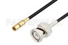 BNC Male to SSMC Plug Low Loss Cable Using LMR-100 Coax
