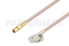 SMA Male Right Angle to SSMC Plug Cable Using RG316-DS Coax