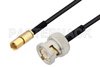 BNC Male to SSMC Plug Cable Using PE-SR405FLJ Coax
