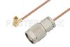 SSMC Plug Right Angle to TNC Male Cable Using RG178 Coax