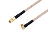 SSMC Plug to SSMC Plug Right Angle Cable Using RG316-DS Coax