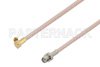 SMA Female to SSMC Plug Right Angle Cable Using RG316-DS Coax