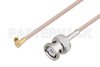 BNC Male to SSMC Plug Right Angle Cable Using RG316-DS Coax