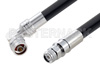 N Male Right Angle to TNC Male Cable Using LMR-600-DB Coax