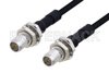 Slide-On BMA Plug Bulkhead to Slide-On BMA Plug Bulkhead Cable Using PE-SR405FLJ Coax