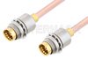 Slide-On BMA Jack Bulkhead to Slide-On BMA Jack Bulkhead Cable Using RG405 Coax