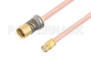 Snap-On BMA Jack to SMP Female Cable Using RG405 Coax