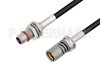 Slide-On BMA Plug Bulkhead to Snap-On BMA Jack Cable Using LMR-100 Coax