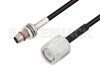 Slide-On BMA Plug Bulkhead to TNC Male Cable Using LMR-100 Coax