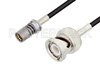 Snap-On BMA Jack to BNC Male Cable Using LMR-100 Coax