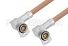 Slide-On BMA Jack Right Angle 2 Hole Flange to Slide-On BMA Jack Right Angle 2 Hole Flange Cable Using RG400 Coax