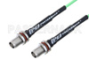 TNC Female Bulkhead to TNC Female Bulkhead Low Loss Cable Using PE-P160LL Coax