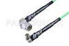 SMA Male Right Angle to TNC Male Right Angle Low Loss Cable Using PE-P160LL Coax