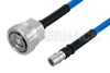 Plenum 7/16 DIN Female to QMA Male Low PIM Cable Using SPP-250-LLPL Coax , LF Solder