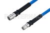 Plenum QMA Male to SMA Male Low PIM Cable Using SPP-250-LLPL Coax , LF Solder