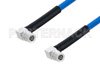 QMA Male Right Angle to QMA Male Right Angle Cable Using SPP-250-LLPL Coax