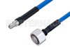 Plenum 4.1/9.5 Mini DIN Male to SMA Female Low PIM Cable Using SPP-250-LLPL Coax , LF Solder