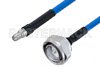 Plenum 7/16 DIN Male to SMA Female Low PIM Cable Using SPP-250-LLPL Coax , LF Solder