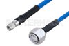 Plenum 4.3-10 Male to SMA Male Low PIM Cable Using SPP-250-LLPL Coax , LF Solder