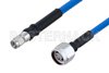 Plenum N Male to SMA Male Low PIM Cable Using SPP-250-LLPL Coax , LF Solder