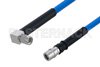 SMA Male Right Angle to QMA Male Cable Using SPP-250-LLPL Coax