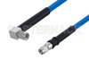 SMA Male to SMA Male Right Angle Cable Using SPP-250-LLPL Coax