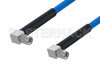 SMA Male Right Angle to SMA Male Right Angle Cable Using SPP-250-LLPL Coax