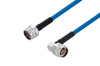 Plenum N Male to N Male Right Angle Low PIM Cable Using SPP-250-LLPL Coax Using Times Microwave Parts