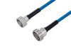 Plenum Snap-On 4.3-10 Male to 7/16 DIN Female Low PIM Cable Using SPP-250-LLPL Coax Using Times Microwave Parts