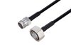 Outdoor Rated 4.3-10 Female to 7/16 DIN Male Low PIM Cable Using SPO-250 Coax Using Times Microwave Parts