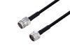 Outdoor Rated 4.3-10 Female to N Male Low PIM Cable Using SPO-250 Coax Using Times Microwave Parts